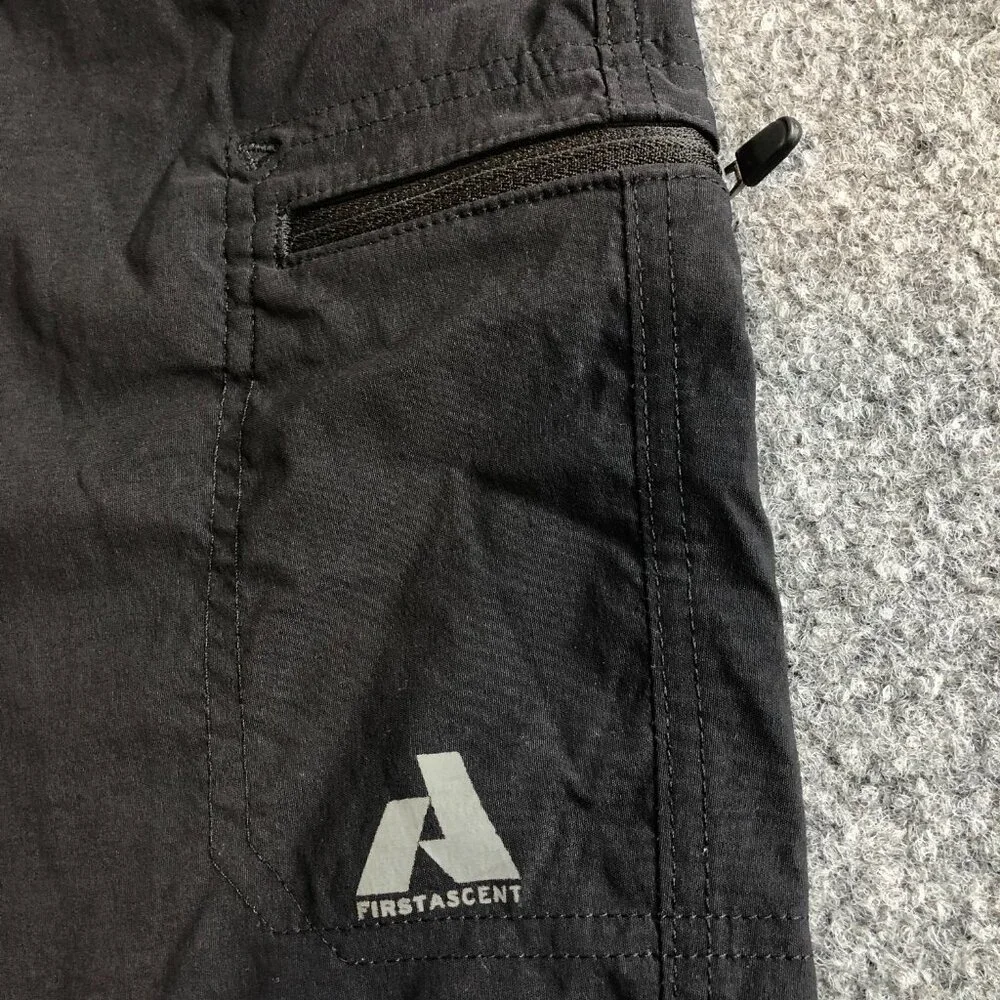 Eddie Bauer First Ascent Shorts Womens 10 Black Hiking Stretch Lightweight - Picture 2 of 10